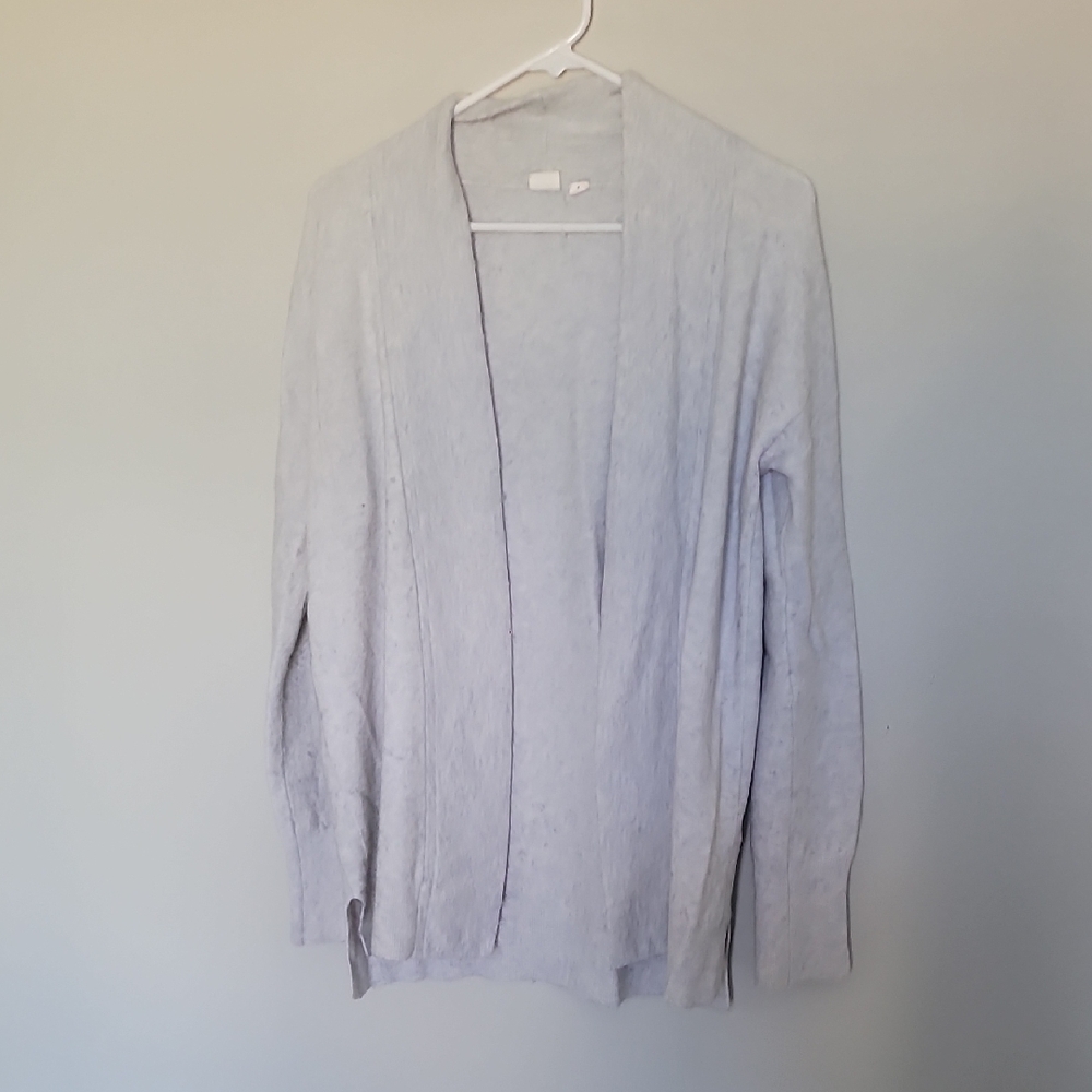 GAP Light Gray Open-Front Cardigan 1❤️
